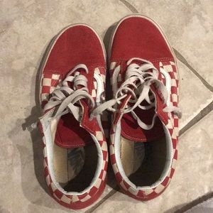 red checkered vans